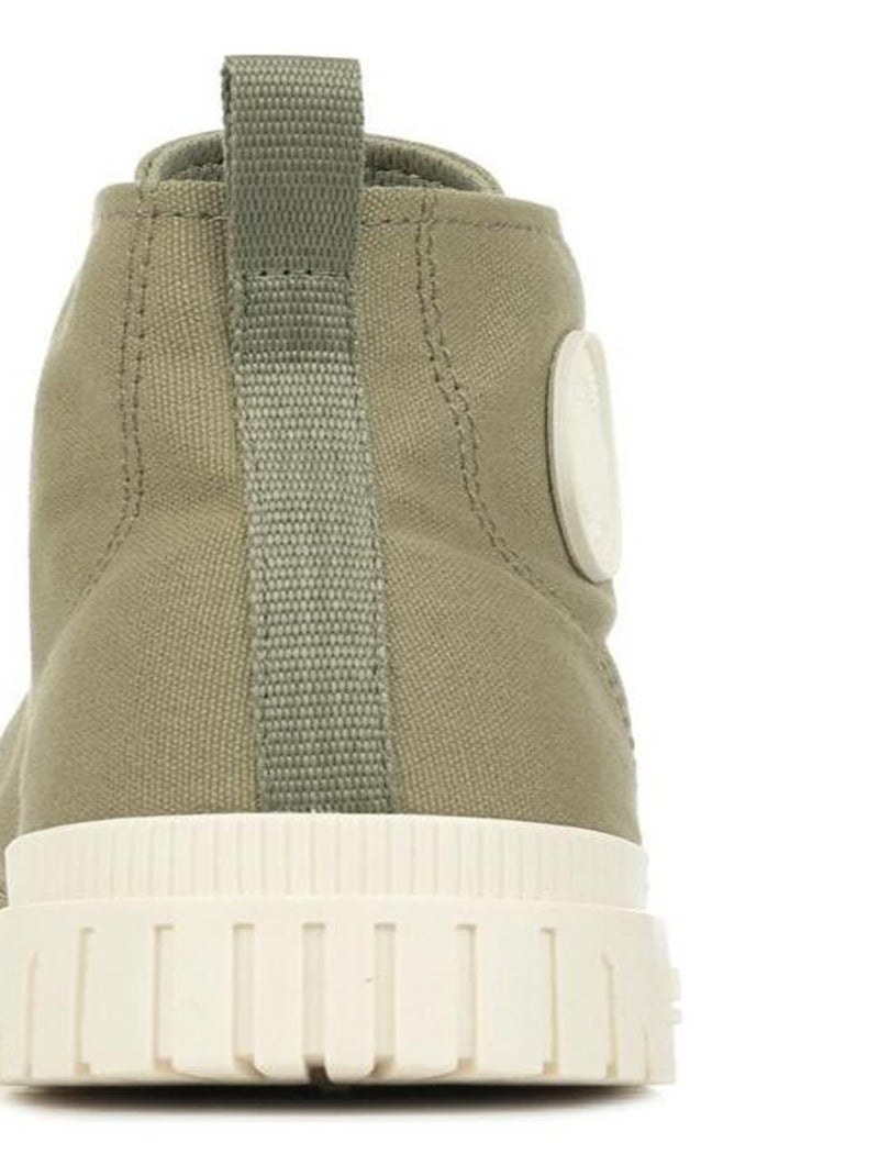 Boots Palladium Pampa SP20 Hi Canvas Vert olive - Kiabi