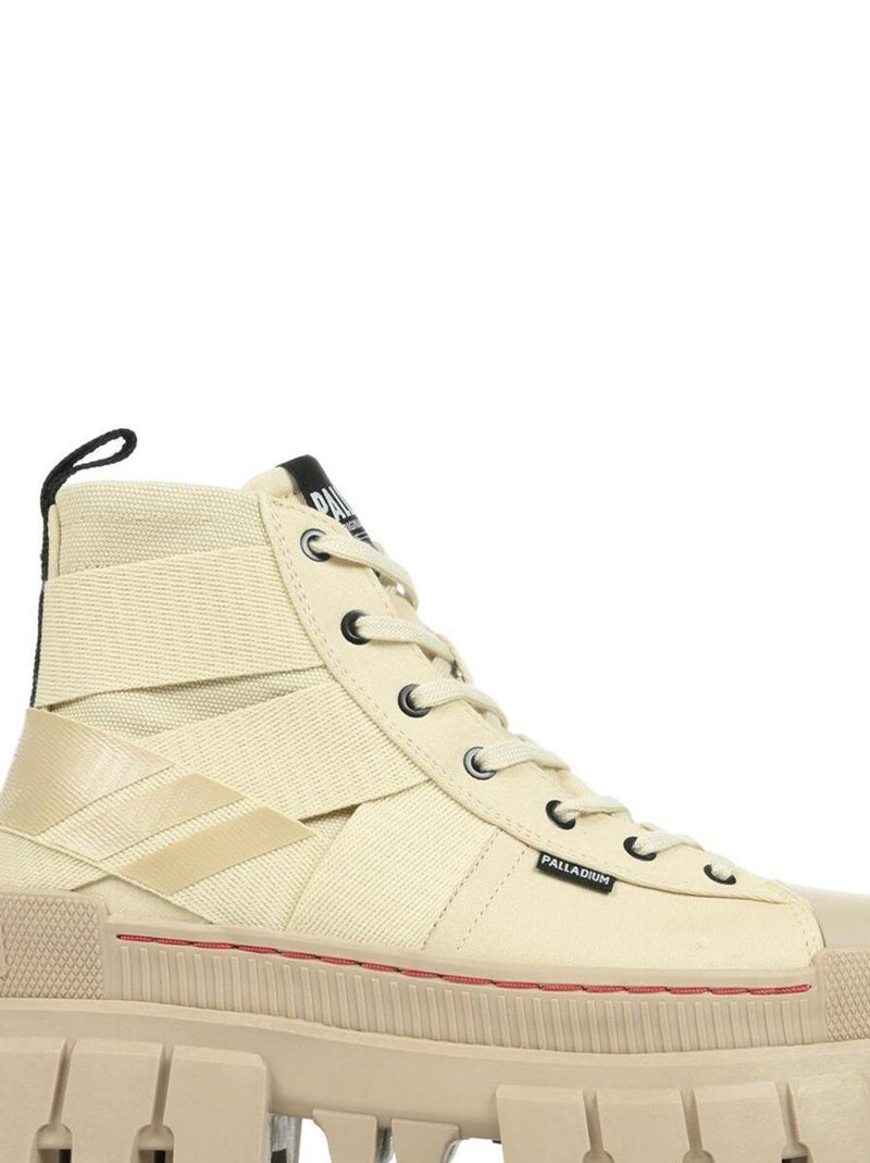 Boots Palladium Revolt HI Army Beige - Kiabi