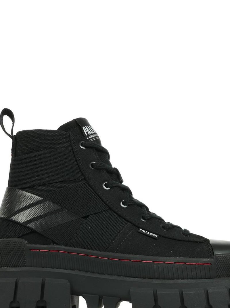 Boots Palladium Revolt HI Army Noir - Kiabi