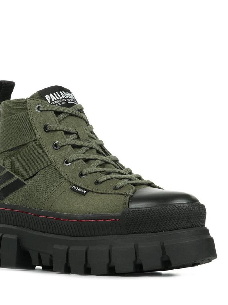 Boots Palladium Revolt HI Army Vert olive - Kiabi