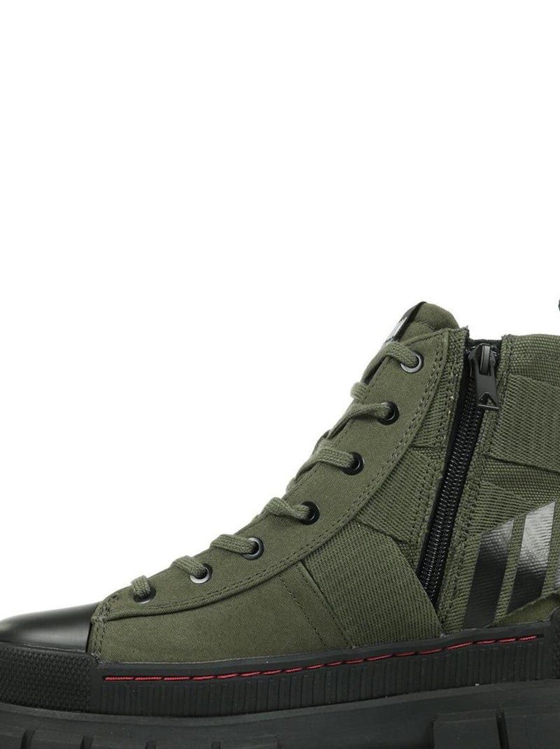 Boots Palladium Revolt HI Army Vert olive - Kiabi