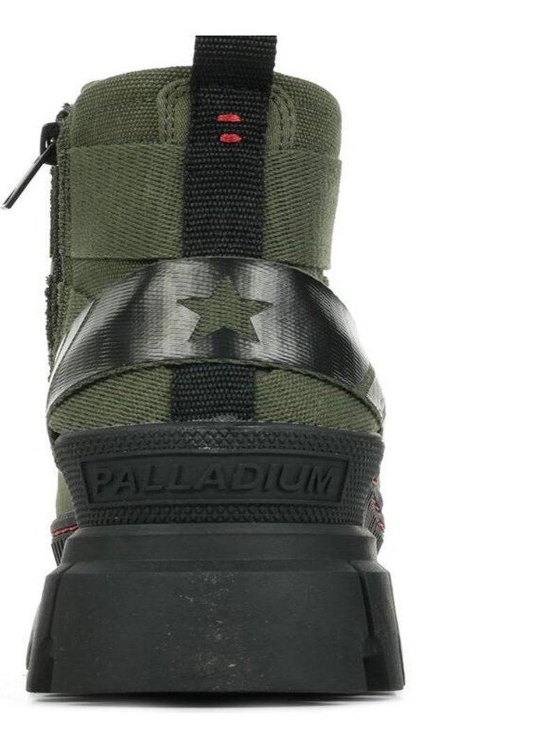 Boots Palladium Revolt HI Army Vert olive - Kiabi