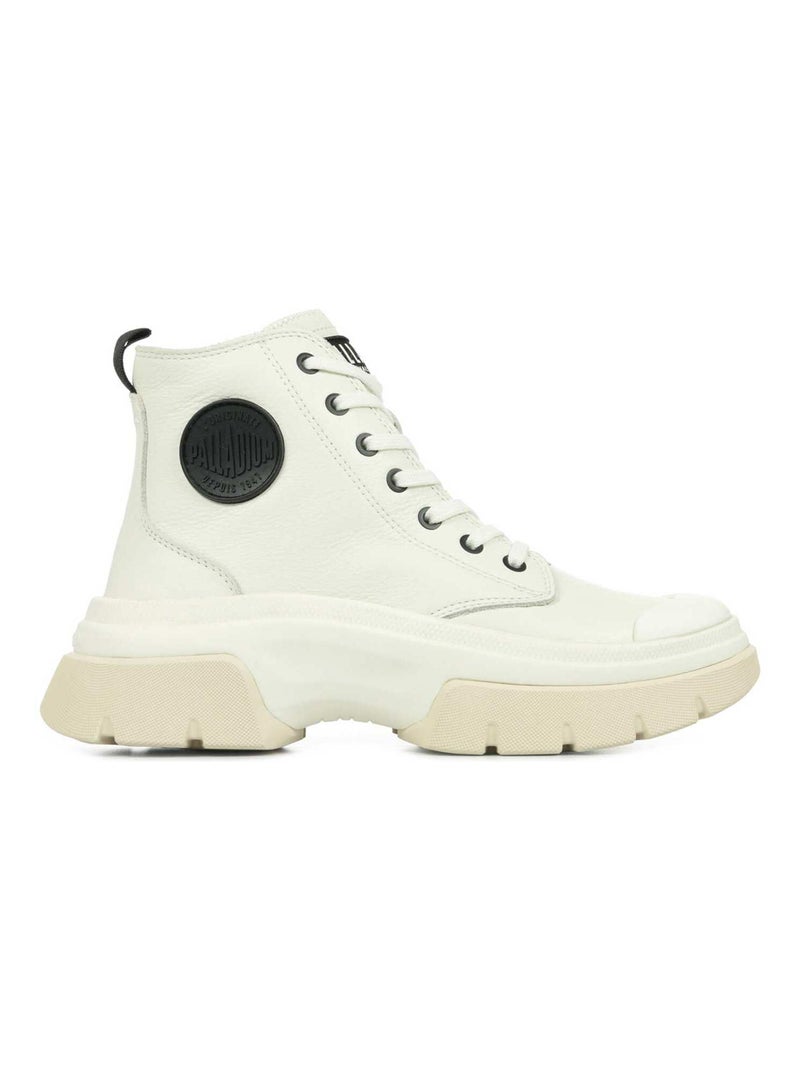 Boots Pallawave Leather Blanc - Kiabi