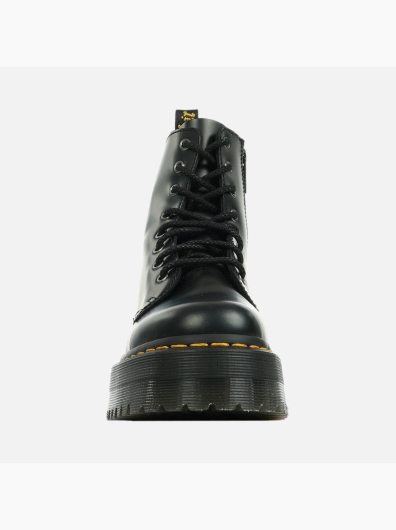 Boots Plateformes Pour Femme Jadon Noir - Kiabi