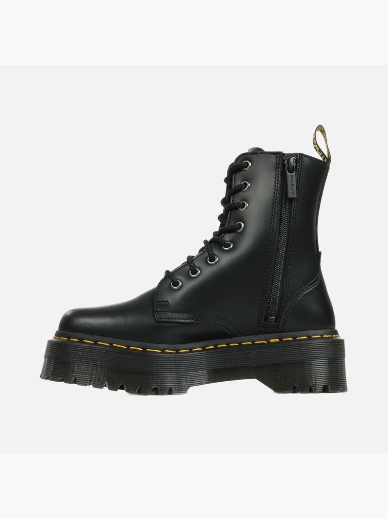 Boots Plateformes Pour Femme Jadon Noir - Kiabi