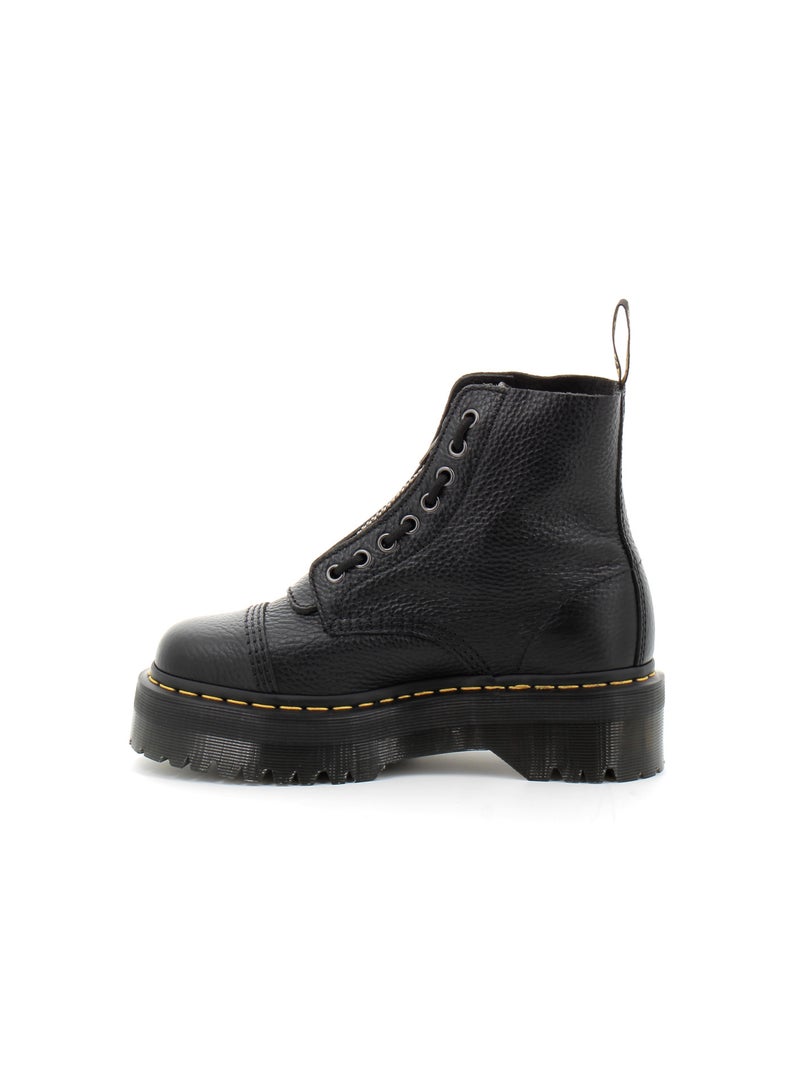 Boots Plateformes Pour Femme Sinclair Noir - Kiabi