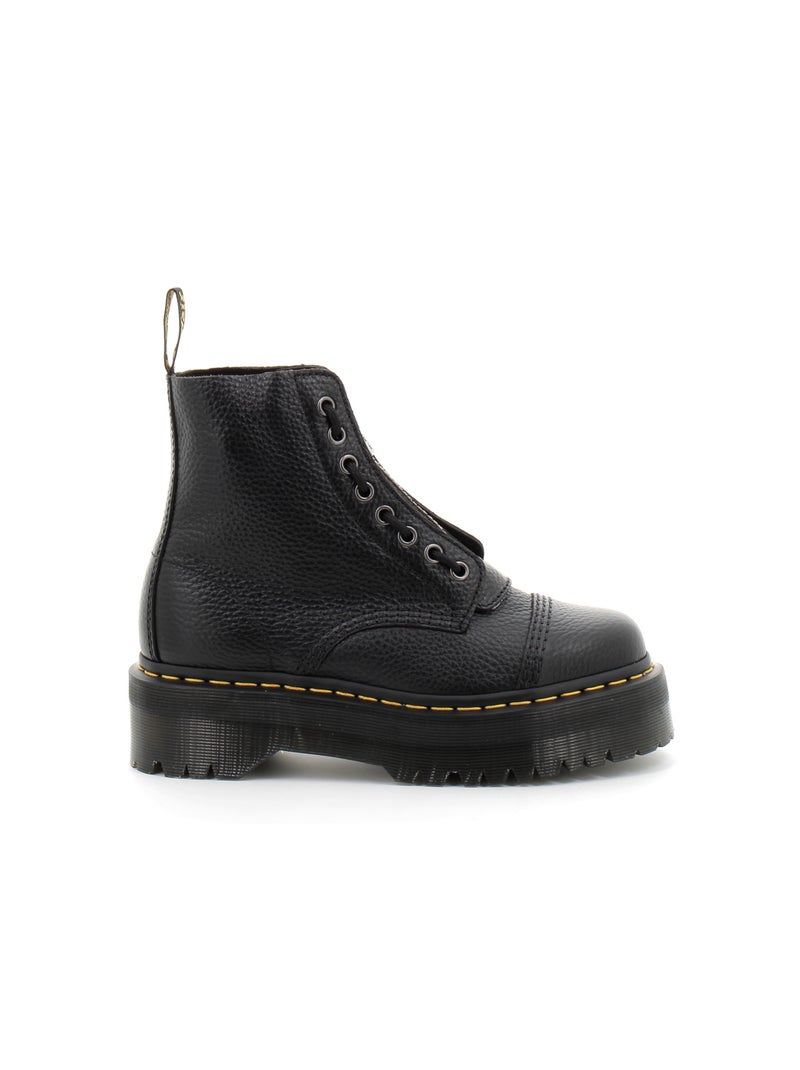 Boots Plateformes Pour Femme Sinclair Noir - Kiabi