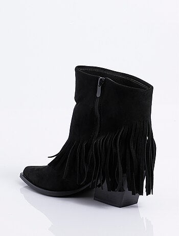 Boots pointues à franges thème western - AFIBEL