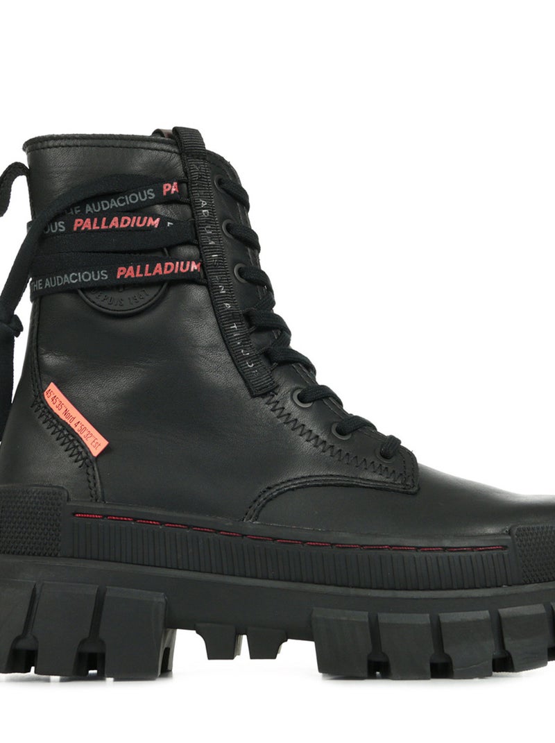 Boots Revolt Boot Lth Noir - Kiabi