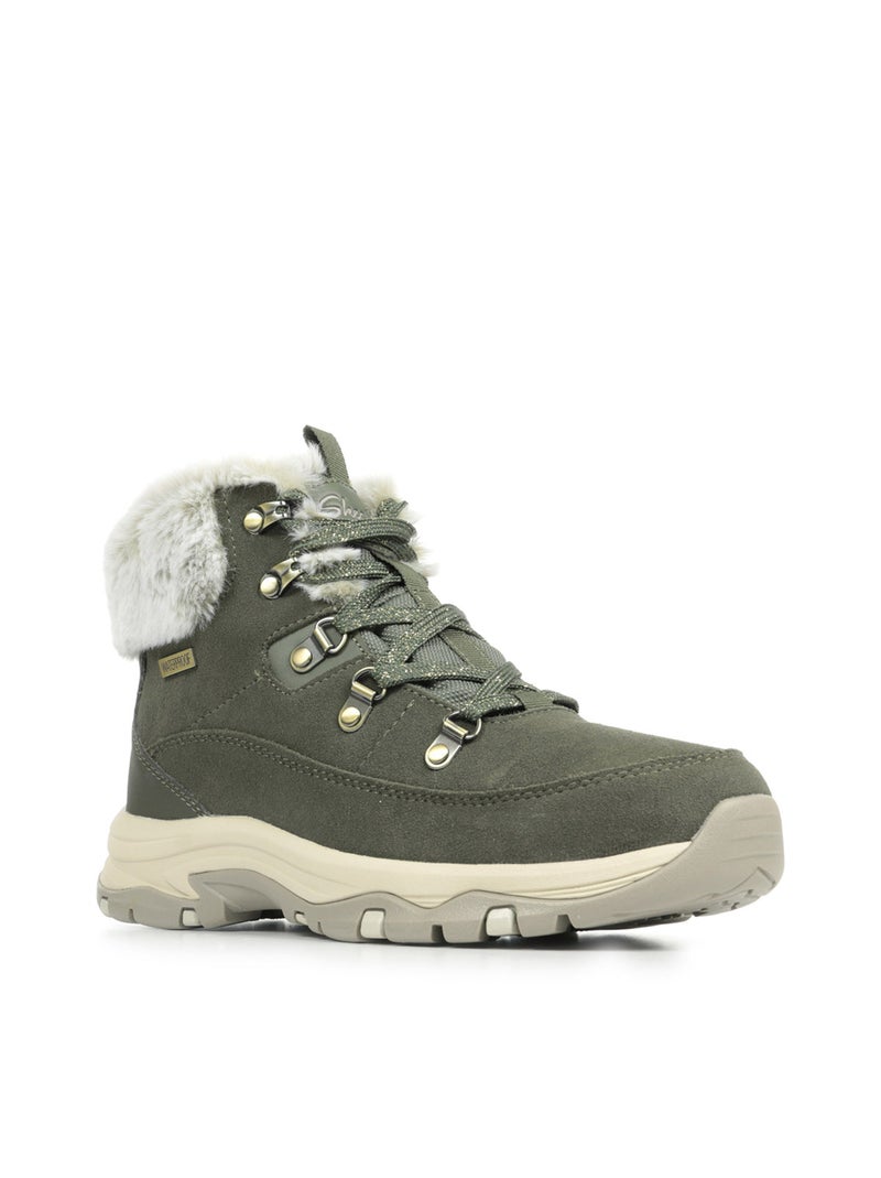 Boots Skechers Trego Snow Worries Vert olive - Kiabi