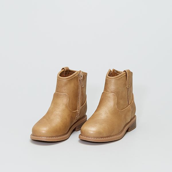 boots homme dorées