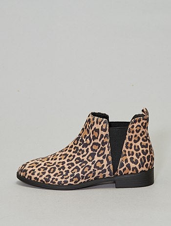 Boots style chelsea 'léopard'