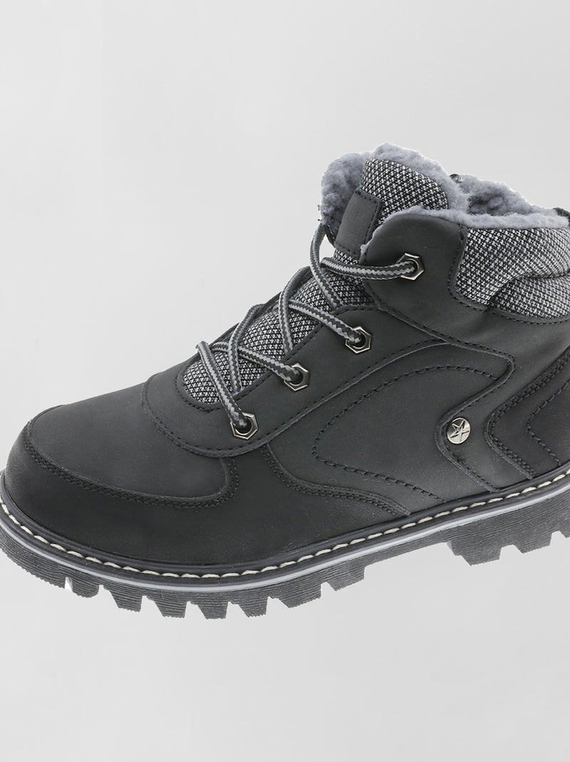 Boots style montagne Noir - Kiabi