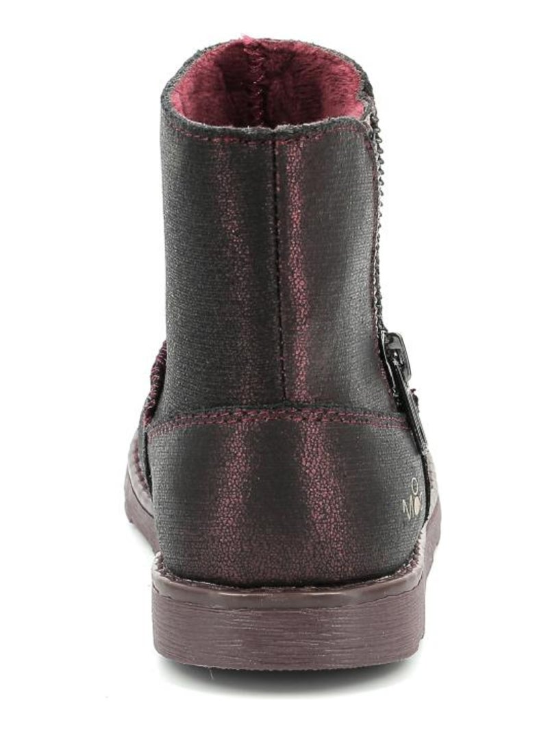 Boots Synthetique Aldize Mod 8 Bordeaux - Kiabi