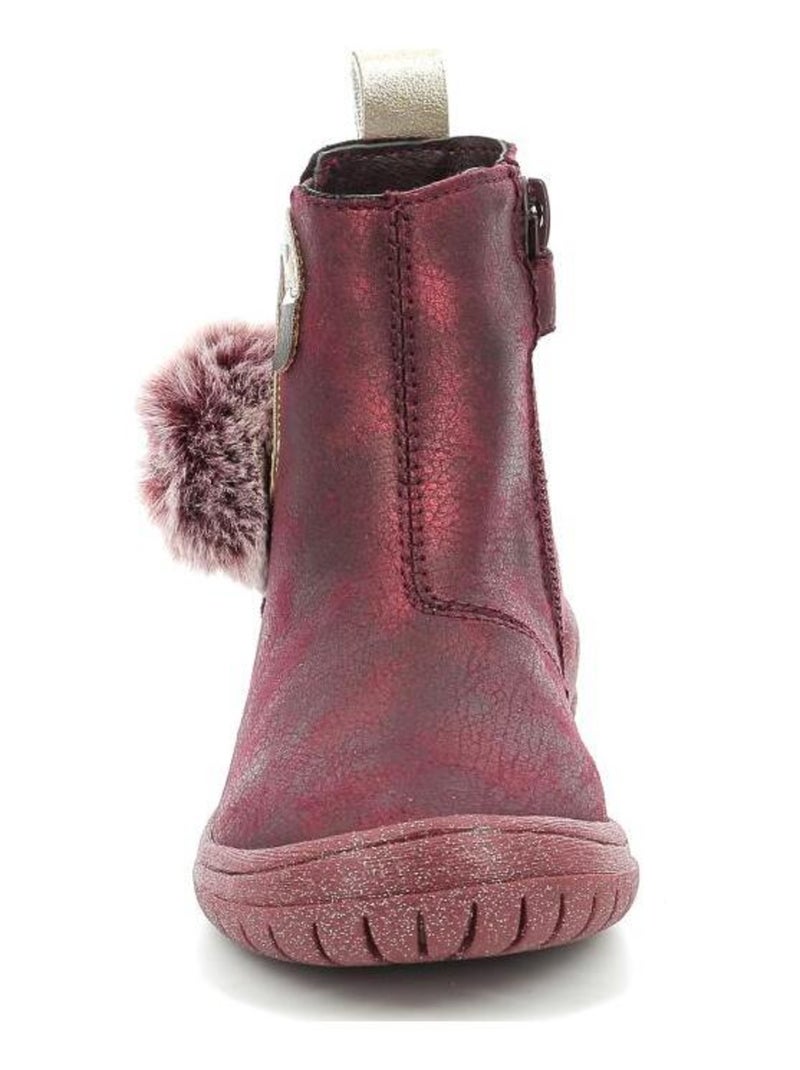 Boots Synthetique Fiany Mod 8 Bordeaux - Kiabi