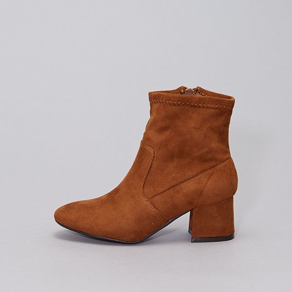 bottines talons carres