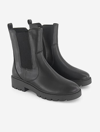 Boots talons plats