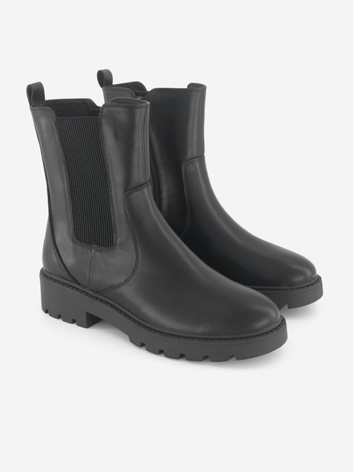 Boots talons plats - Kiabi Boots talons plats - Kiabi
