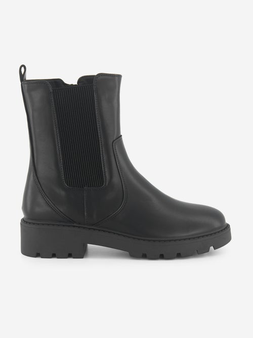 Boots talons plats - Kiabi Boots talons plats - Kiabi