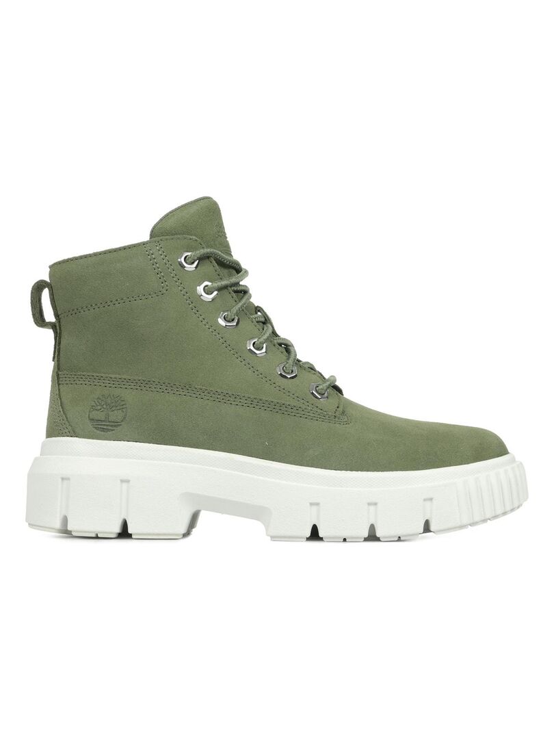Boots Timberland Greyfield Leather Boot Vert olive - Kiabi