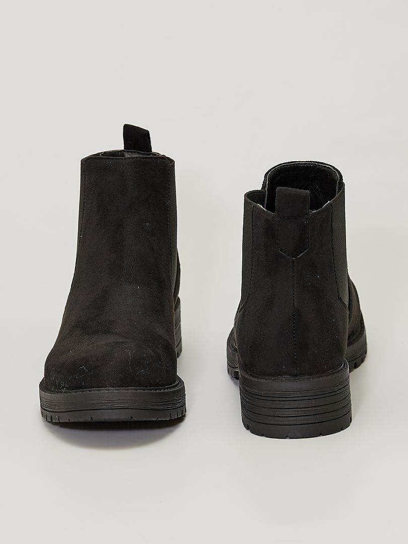 Boots type Chelsea noir Kiabi 25.00€