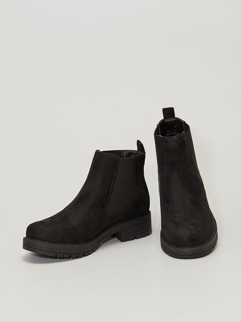 Boots type Chelsea noir Kiabi 25.00€