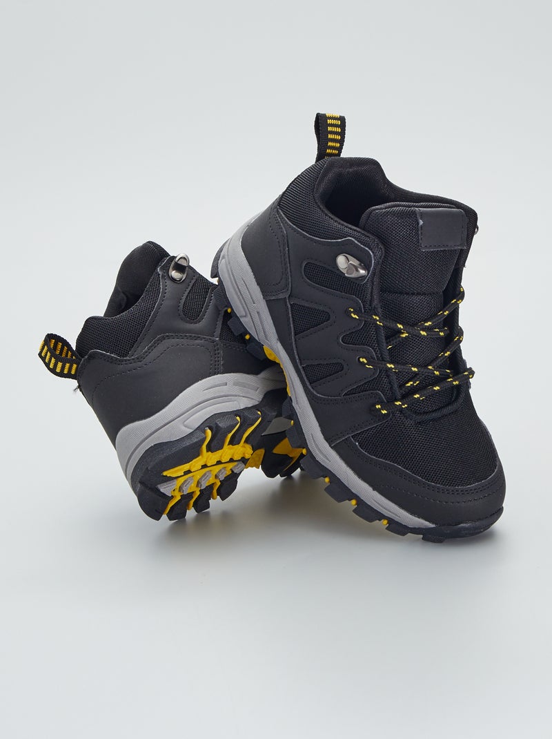 Boots type randonnée noir - Kiabi
