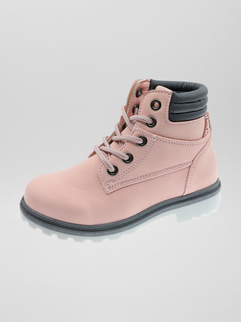 Boots type rangers Rose - Kiabi