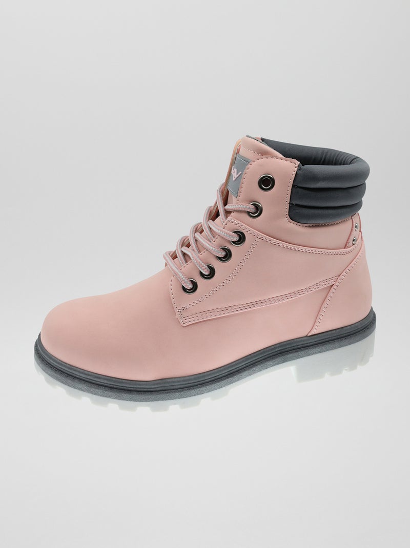 Boots type rangers Rose - Kiabi