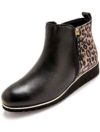 Boots zippées aérosemelle - pediconfort