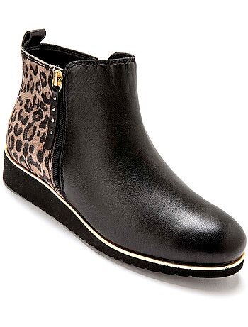 Boots zippées aérosemelle - pediconfort