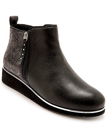 Boots zippées aérosemelle - pediconfort