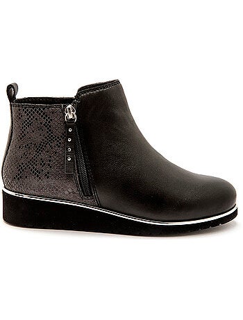 Boots zippées aérosemelle - pediconfort