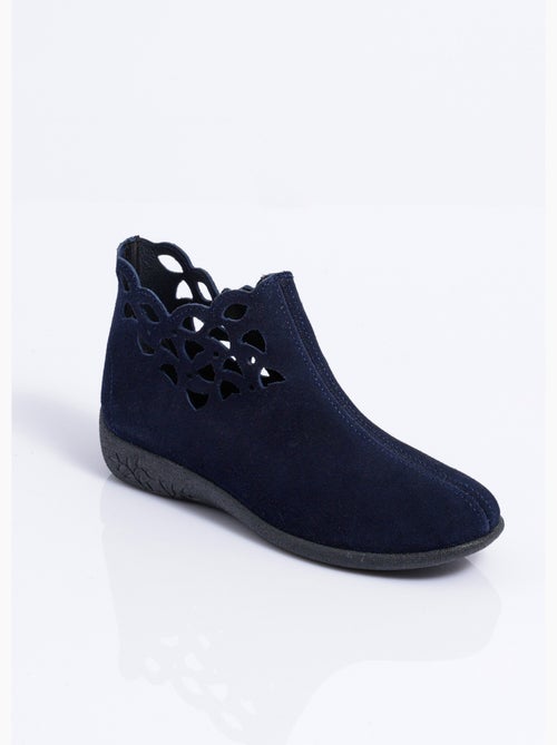 Boots zippées cuir fabriquées en france - afibel - Kiabi Boots zippées cuir fabriquées en france - afibel - Kiabi