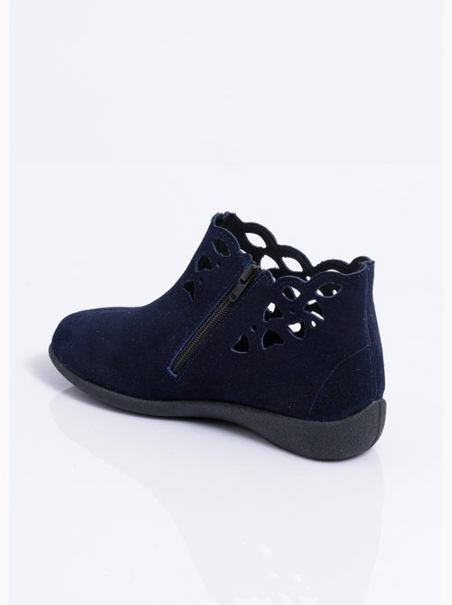 Boots zippées cuir fabriquées en france - afibel - Kiabi Boots zippées cuir fabriquées en france - afibel - Kiabi