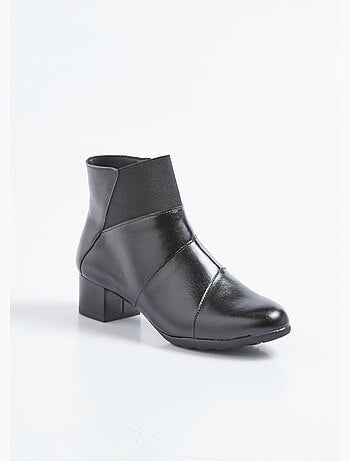 Boots zippées élastiquées - Afibel