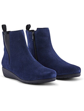 Boots zippées et élastiquées - pediconfort