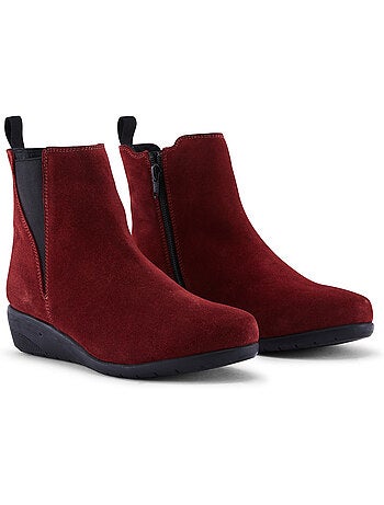 Boots zippées et élastiquées - pediconfort