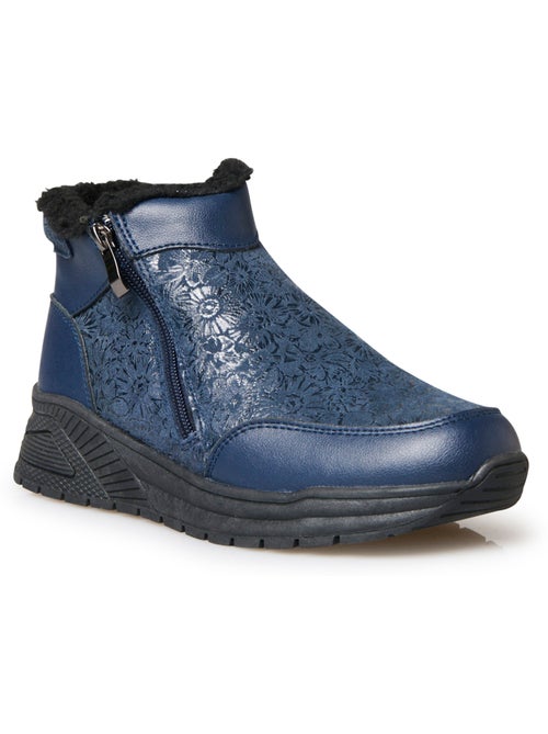Boots zippées fourrées femme - PEDICONFORT - Kiabi