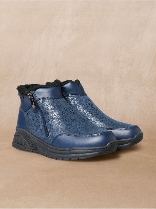 Boots zippées fourrées femme - PEDICONFORT - Kiabi