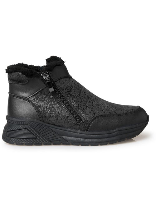 Boots zippées fourrées femme - PEDICONFORT - Kiabi