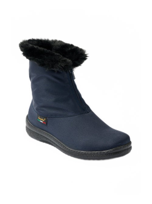 Boots zippées imperméables grande largeur - Afibel - Kiabi