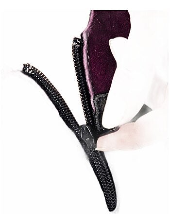 Boots zippées largeur confort cuir velours - afibel