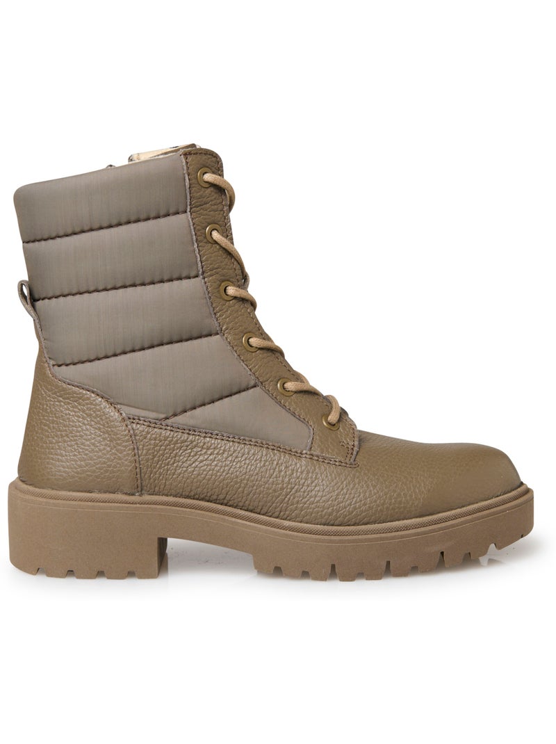 Boots zippées semelle amovible - PEDICONFORT Beige - Kiabi
