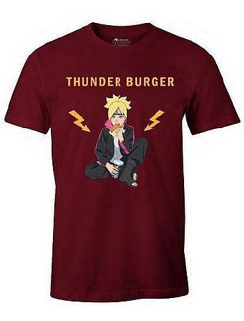 Boruto: Naruto Next Generations - T-shirt motif/style logo THUNDER BURGER