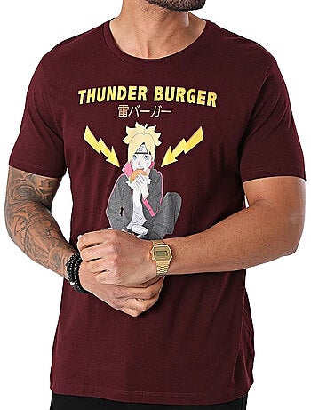Boruto: Naruto Next Generations - T-shirt motif/style logo THUNDER BURGER