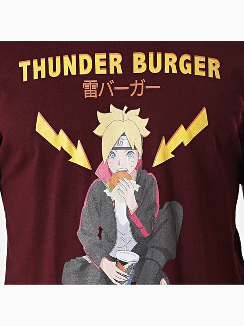 Boruto: Naruto Next Generations - T-shirt motif/style logo THUNDER BURGER - Kiabi