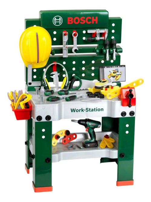 Bosch - work-station avec véhicule de vissage et accessoires de bricolage - Kiabi