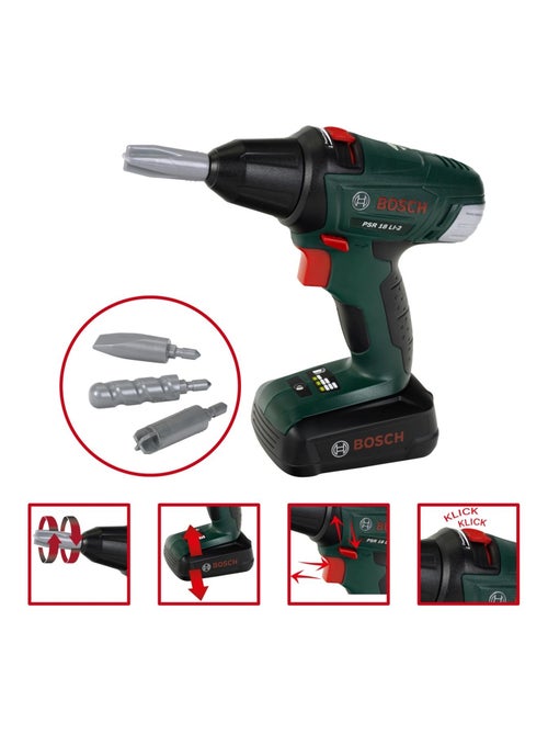 Bosch - work-station avec véhicule de vissage et accessoires de bricolage - Kiabi