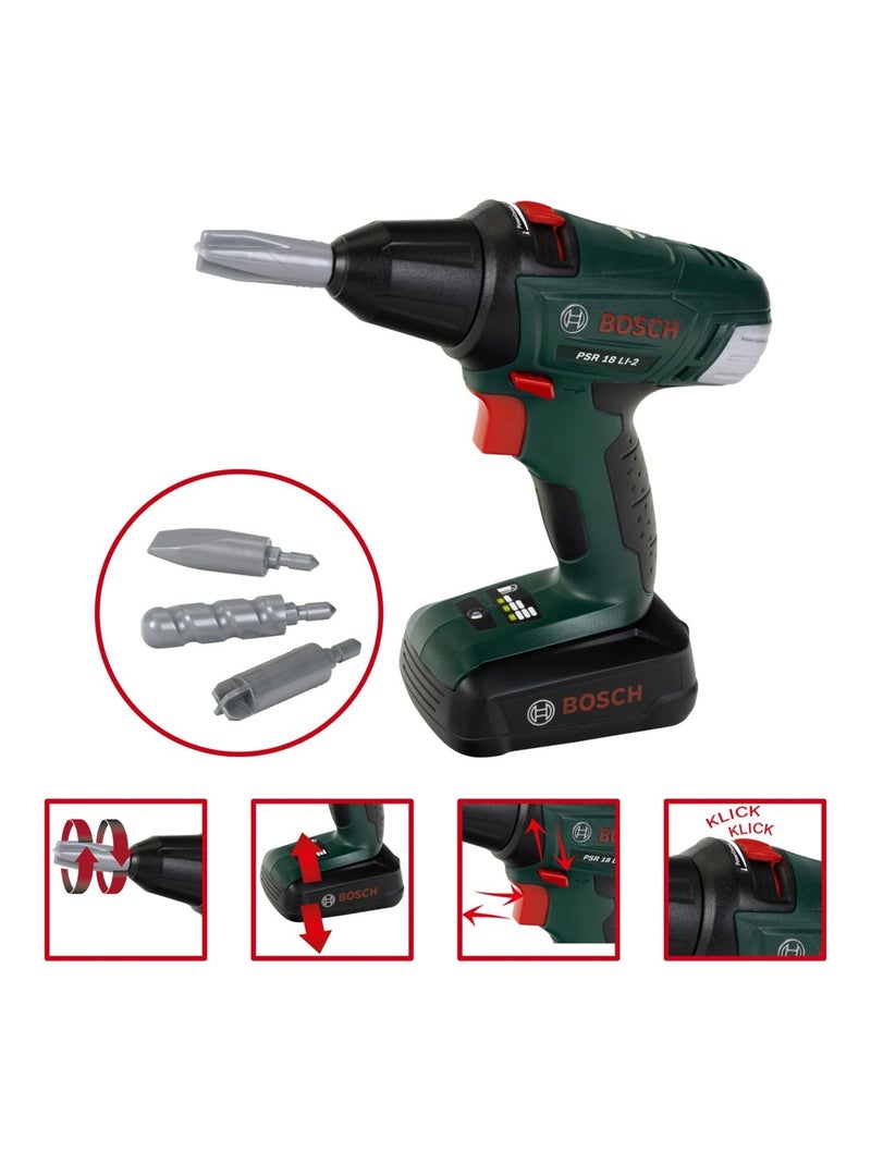 Bosch - work-station avec véhicule de vissage et accessoires de bricolage Vert - Kiabi